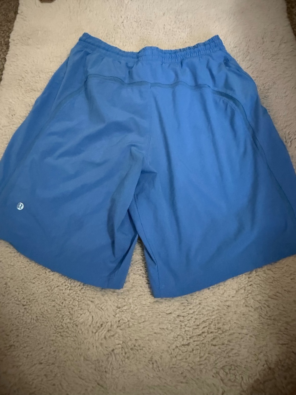 Lululemon Pace Breaker Lined Short 9"- blue nile